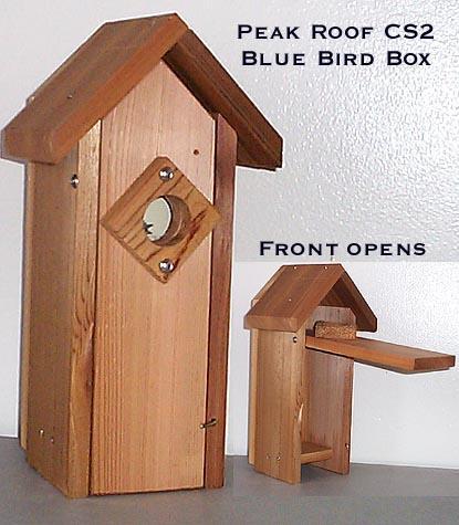 Bluebird Nesting Box, Gable Roof | For the Birds, Wildlife and More
