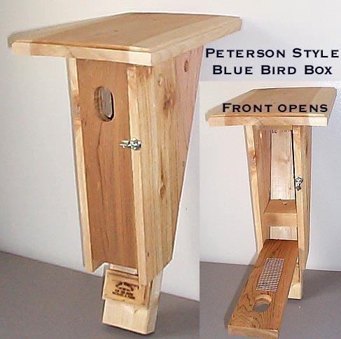 Bluebird Nest Box, Peterson Style | For the Birds, Wildlife and More